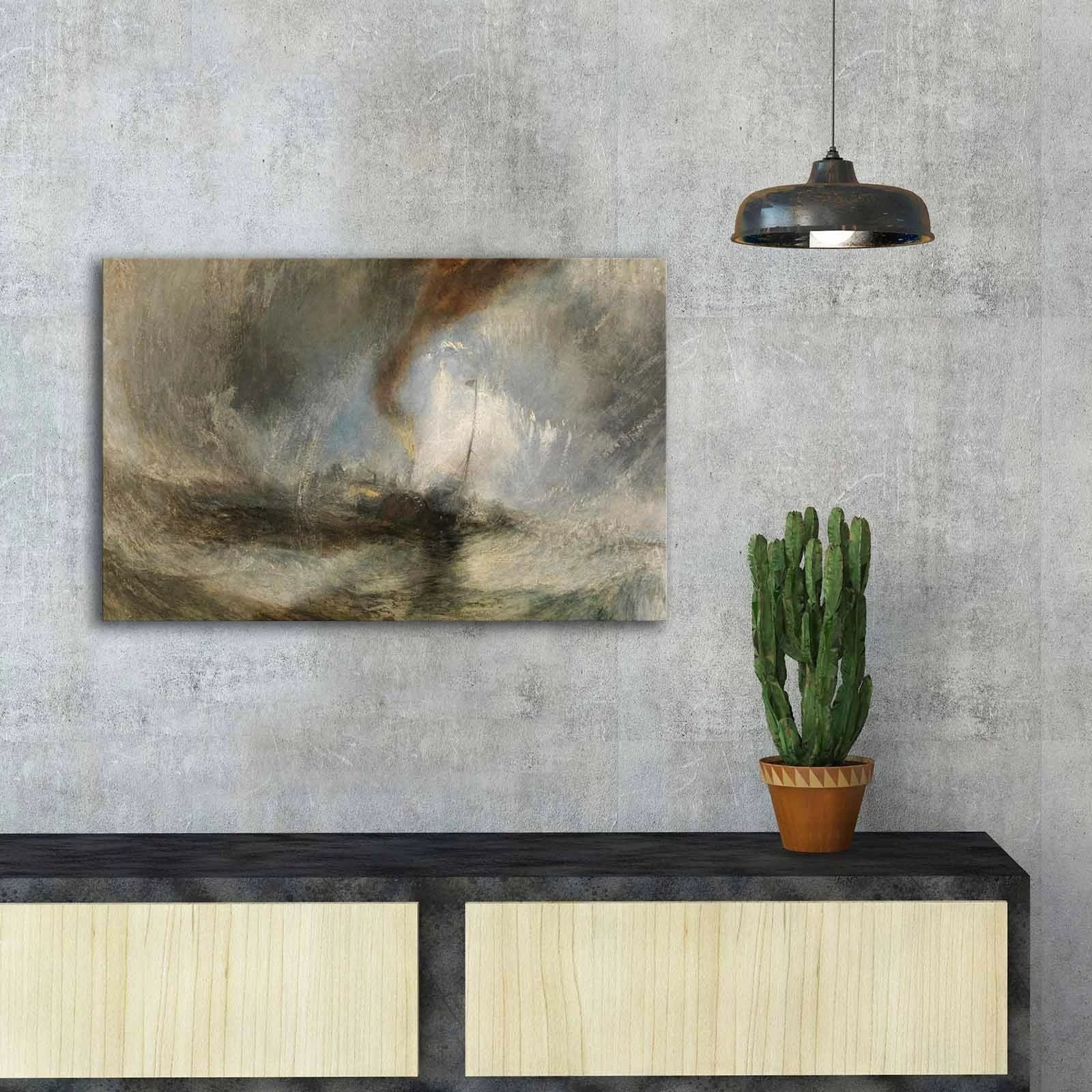 Pikturë dekorative në kanavacë Wallity, FAMOUSART-083, shumëngjyrëshe, 45x70cm