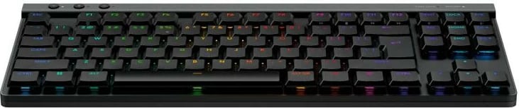 Tastierë, Logitech G, G515 LIGHTSPEED TKL (920-012538), mekanike low-profile GL, tri lidhje (LIGHTSPEED/BT/kabllo), RGB, layout US, e zezë