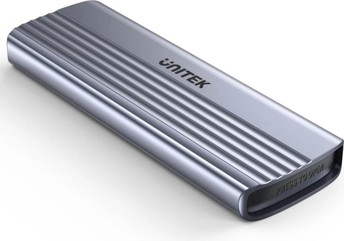 Kasë Unitek S1241B01 për SSD M.2 NVMe, USB-C, 10Gbps, Alumini, Gri