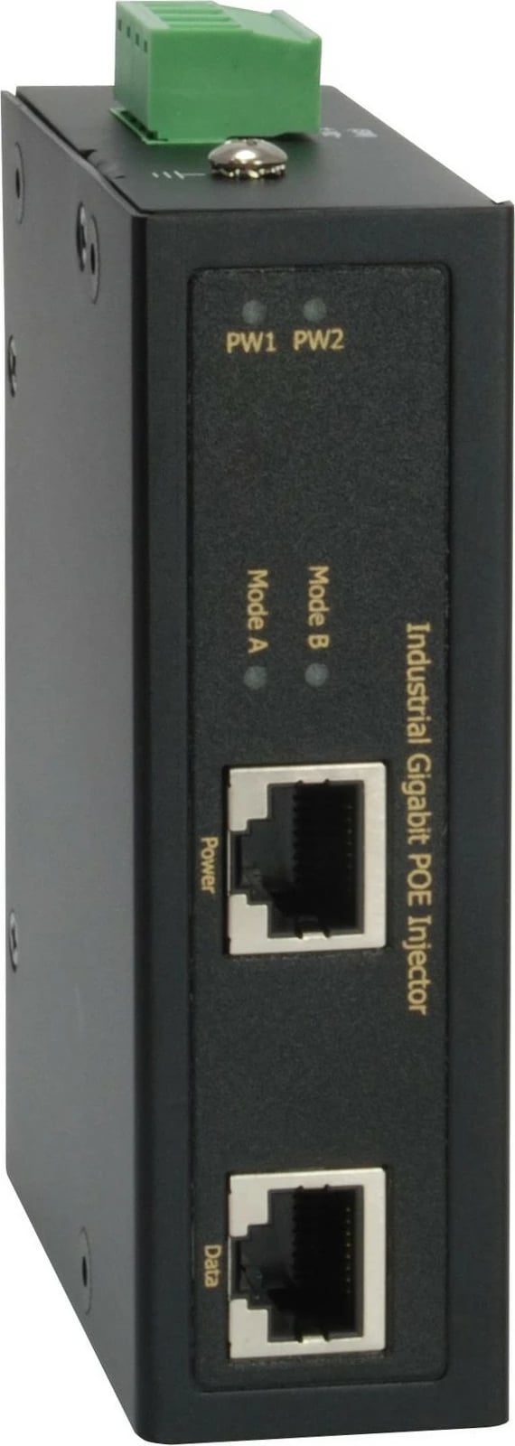 PoE injector LevelOne IGP-0102, Gigabit Ethernet, 1000 Mbit/s, e zezë