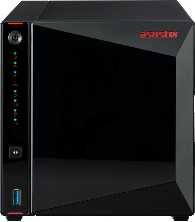 NAS Asustor Nimbustor 4 AS5304T, Intel Celeron J4105, 4 GB DDR4, e zezë