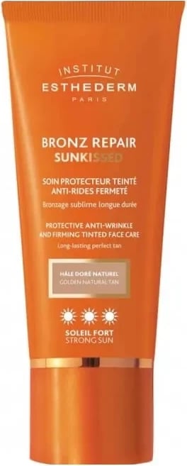 Krem për fytyrë me mbrojtje nga dielli Institut Esthederm Bronz Repair Golden Natural Tan Strong Sun unisex 50ml