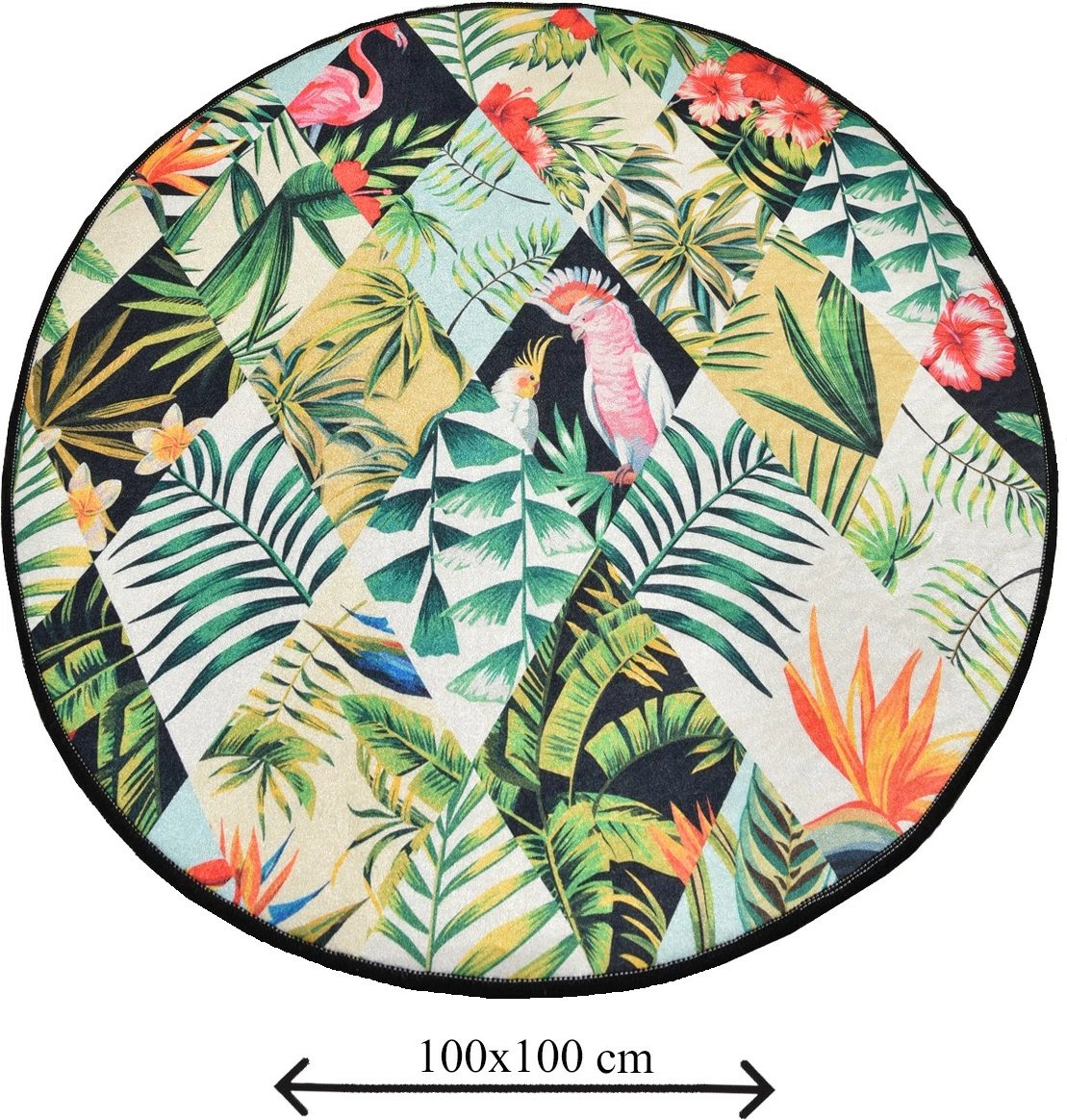 Tapet banje Mijölnir, Patch Djt, shumëngjyrësh, 100 cm