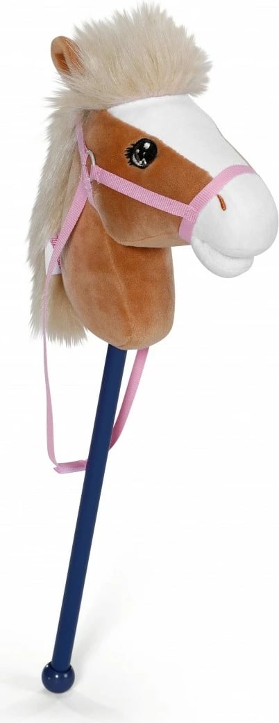 Set hobby horsing me kalë në shkop, Zapf Baby Born, 837375-116725, për kukulla 36 cm dhe 43 cm, shumëngjyrësh