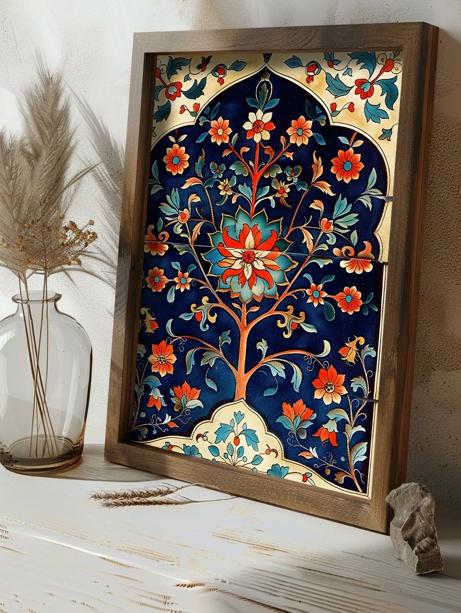 Pikturë dekorative me kornizë MDF, Wallity, GE124-L