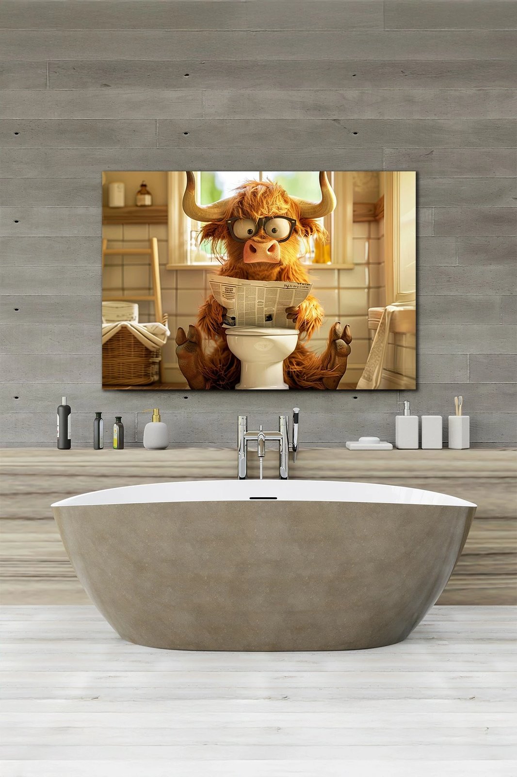 Pikturë dekorative në kanavacë, shumëngjyrëshe, Wallity, Ersyaıhyvn55, 40x60cm