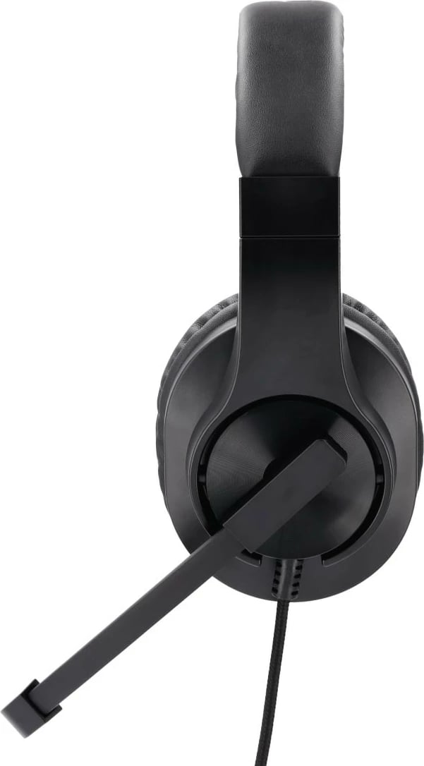 Kufje me mikrofon Hama HS-P350 stereo, full-size, 2x 3.5 mm + Y-adapter, kabllo 2 m, kontroll zëri dhe mute, e zezë