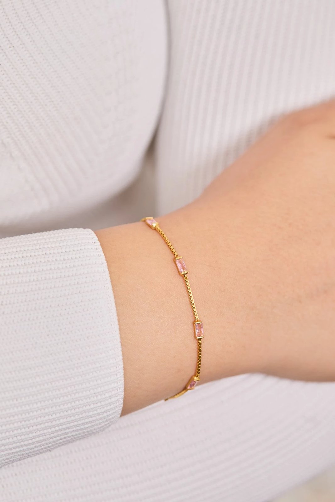 Byzylyk argjendi, ngjyrë rozë, Jumeon, TFNY65216Pembe