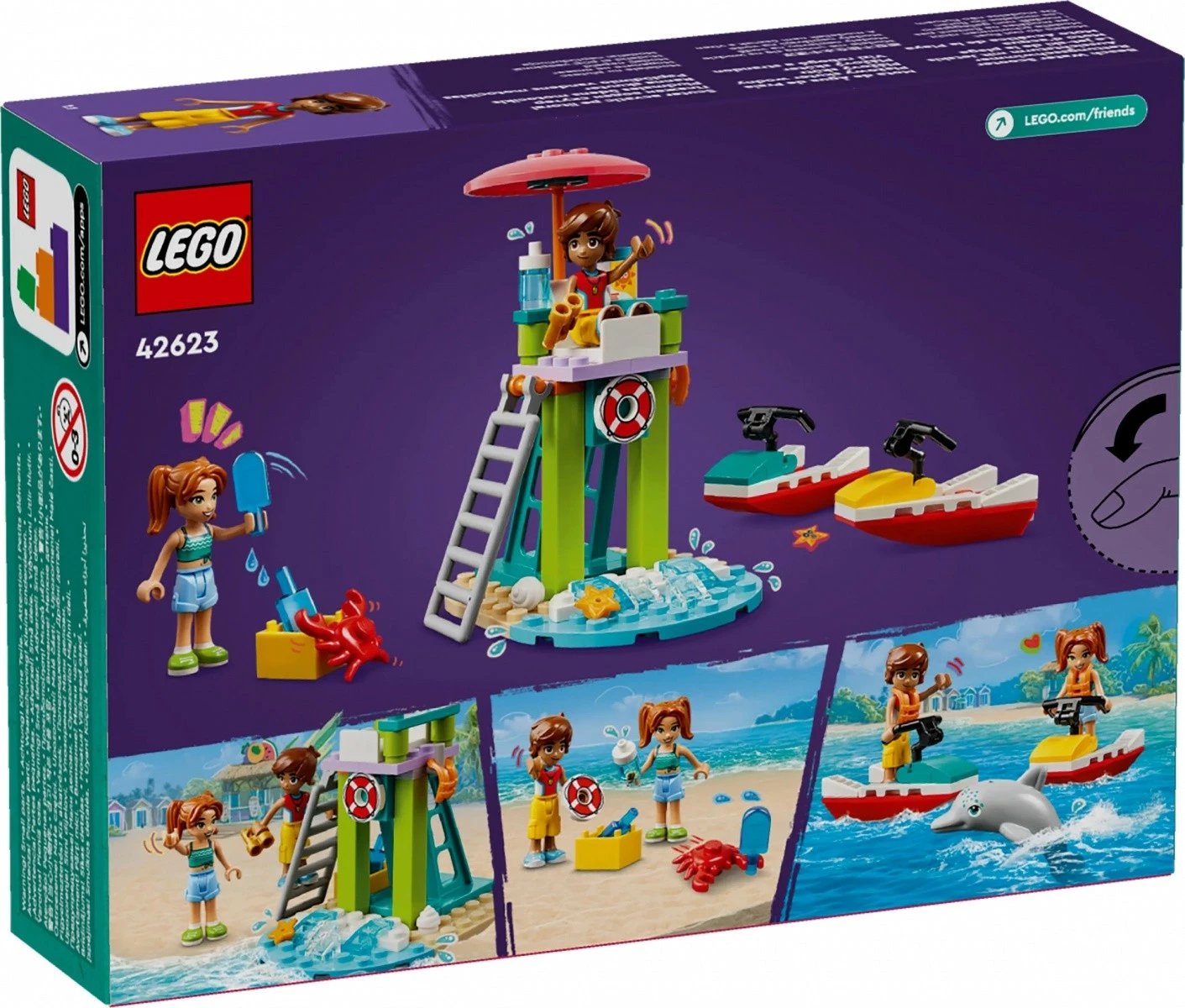 Set LEGO Friends 42623 Beach Water Scooter, 84 pjesë, për fëmijë Set LEGO Friends 42623 Beach Water Scooter, 84 pjesë, për fëmijë