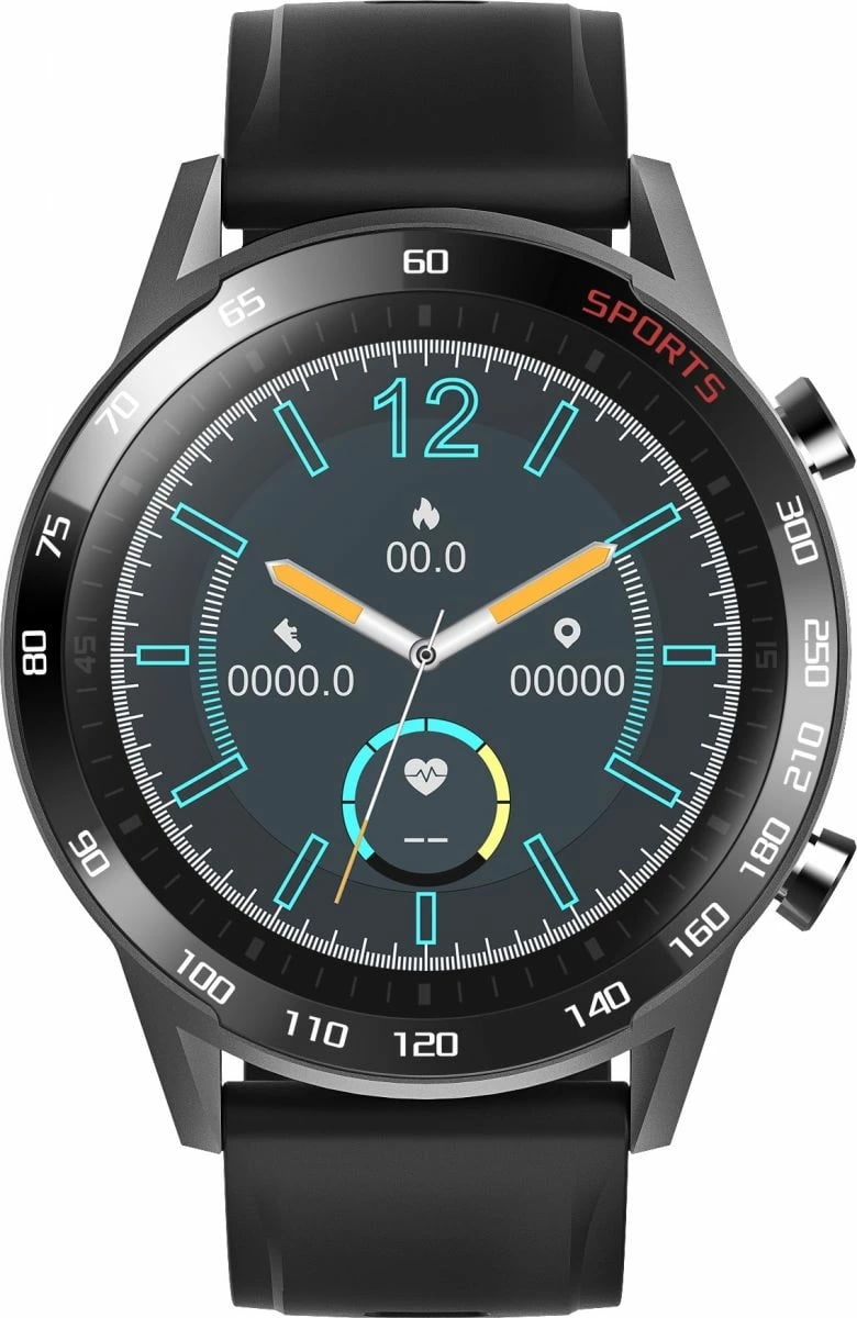 Smartwatch meanIT M20 TERMO, 1.3", e zezë