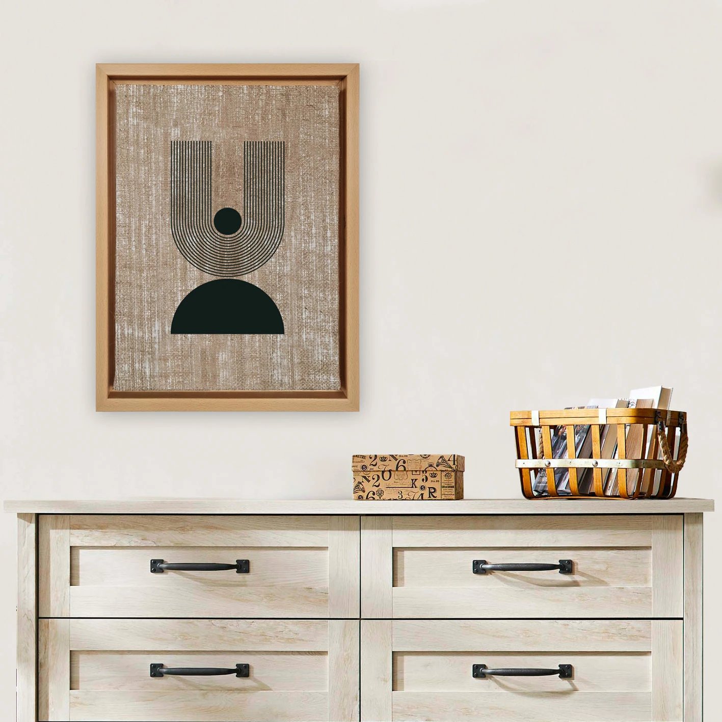 Pikturë dekorative në kanavacë, shumëngjyrëshe, Wallity LNJ31936093810 - 36x46cm