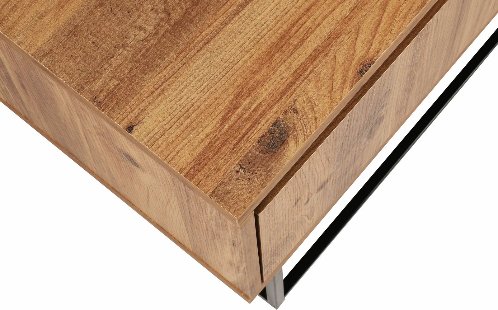 Komodë TV Skye Decor, Lupin 140, ngjyrë arre, e zezë