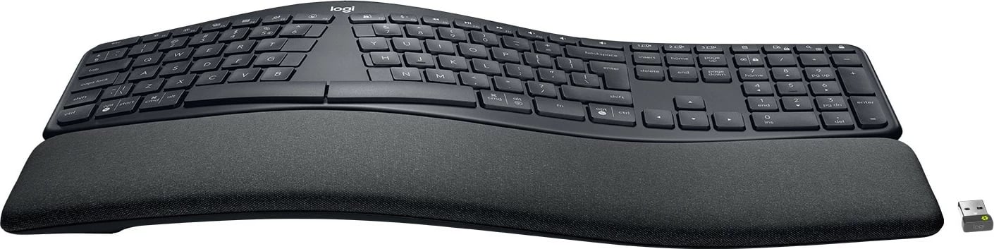 Tastierë Logitech ERGO K860 FOR BUSINESS, grafit