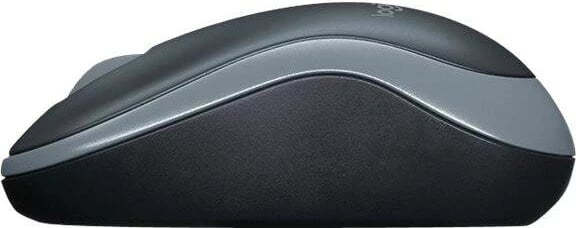 Maus Logitech M185 - Wireless, 2.4GHz, e zezë/gri