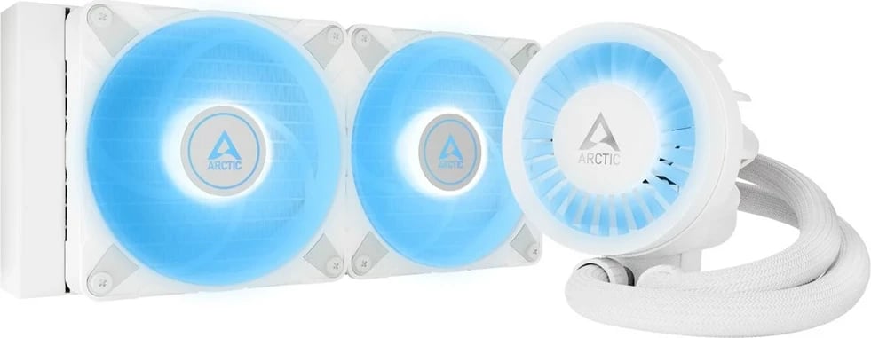 Ftohës uji për CPU Arctic Liquid Freezer III 240 A-RGB, i bardhë