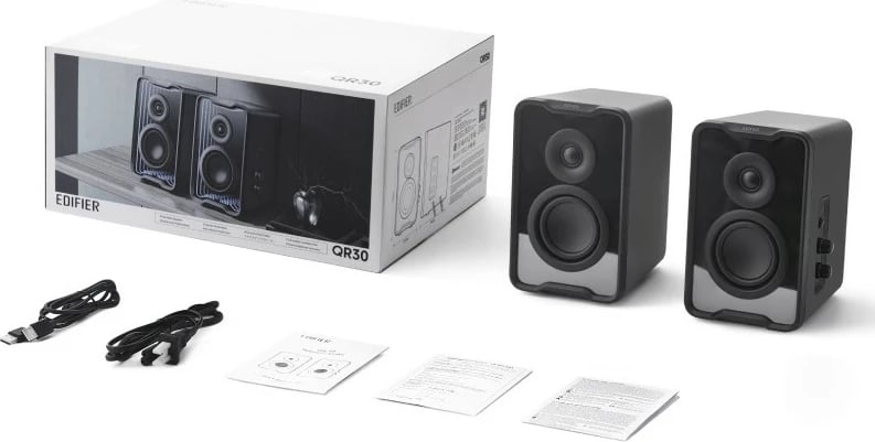 Boxa Edifier QR30, Bluetooth, RGB, 30W, të zeza
