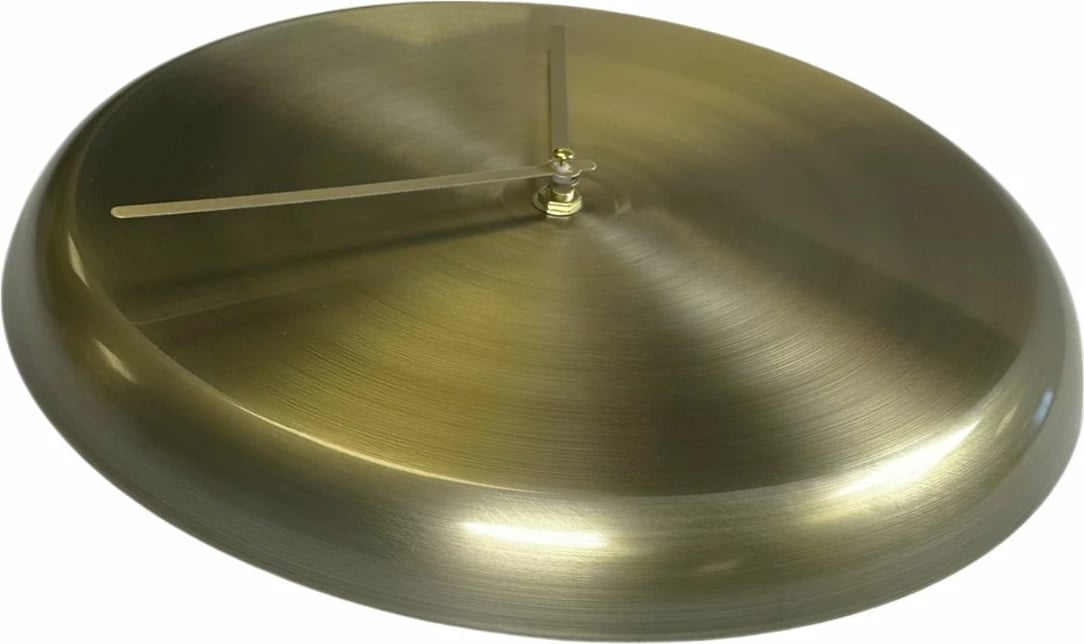 Orë muri dekorative metalike Wallity, ngjyrë ari, 30cm