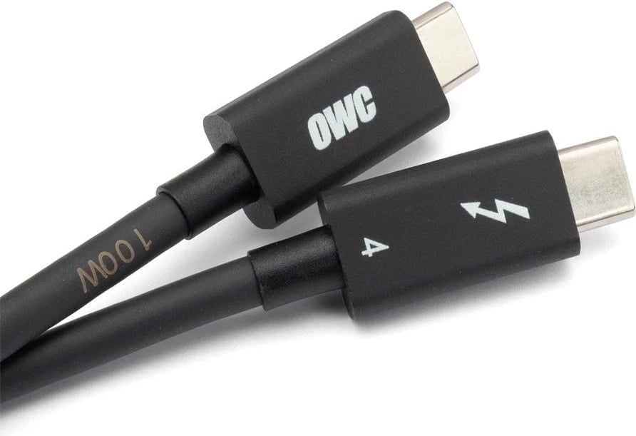 Kabllo OWC Thunderbolt 5 1m, e zezë