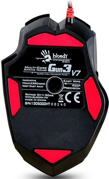 Maus gaming A4 Tech Bloody V7m, me kabllo, 8 butona, i zi