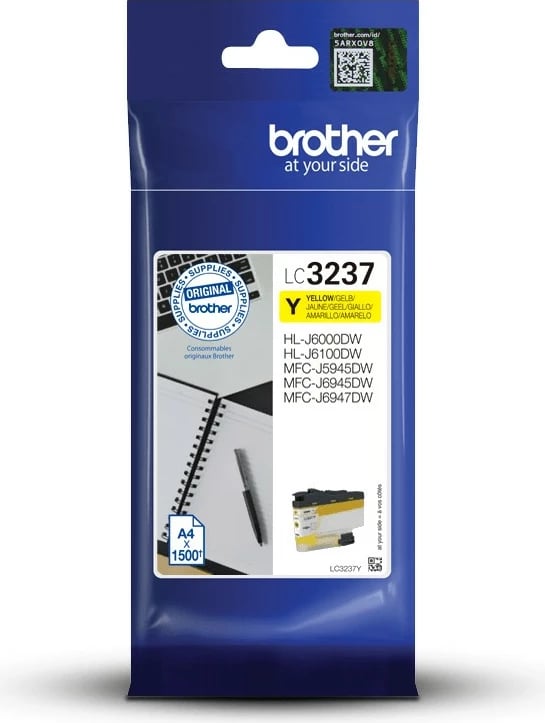 Toner Brother LC3237Y, 1500 faqe, Verdhë
