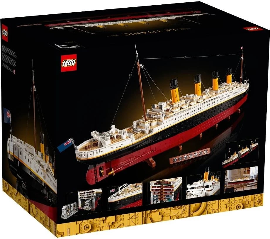 Set LEGO Titanic, 10294, për të rritur, 9090 pjesë