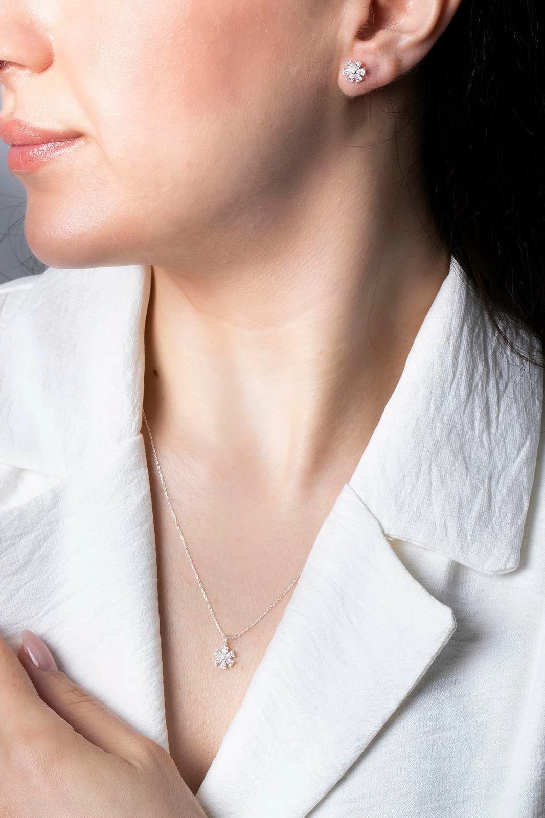 Set varëse dhe vathë argjendi Jumeon, ELKMD50596G