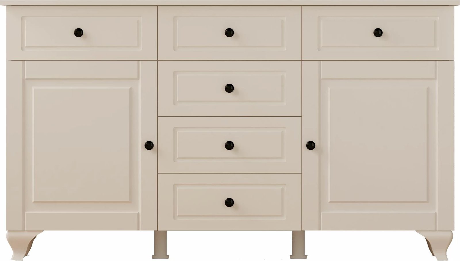 Komodë Skye Decor, ngjyrë e bardhë mat, Rb-025-01