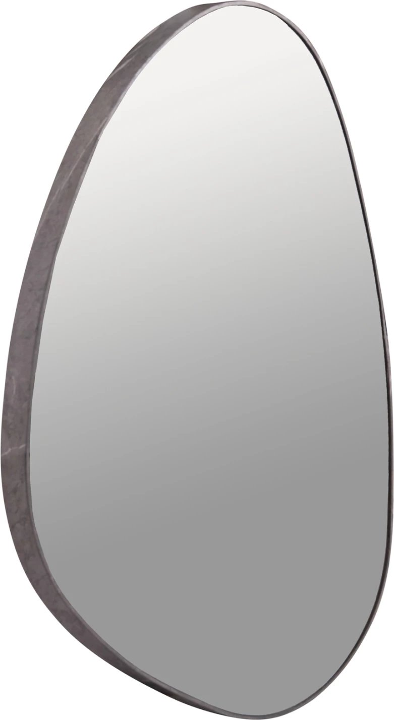 Pasqyrë muri e parregullt, ngjyrë mermeri gri, FH4487.02, 60x80H cm.