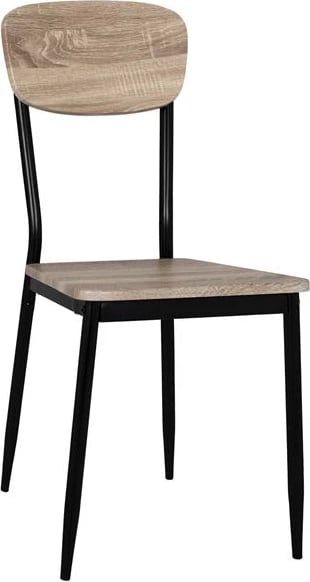 Karrige ngrënieje sonama me këmbë të zeza, FH8373.01, 39,5x49,5x87 cm, set prej 4 copë