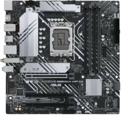 Pllakë amë Asus PRIME B660M-A WIFI D4, LGA1700, DDR4, mATX, Wi-Fi, E zezë