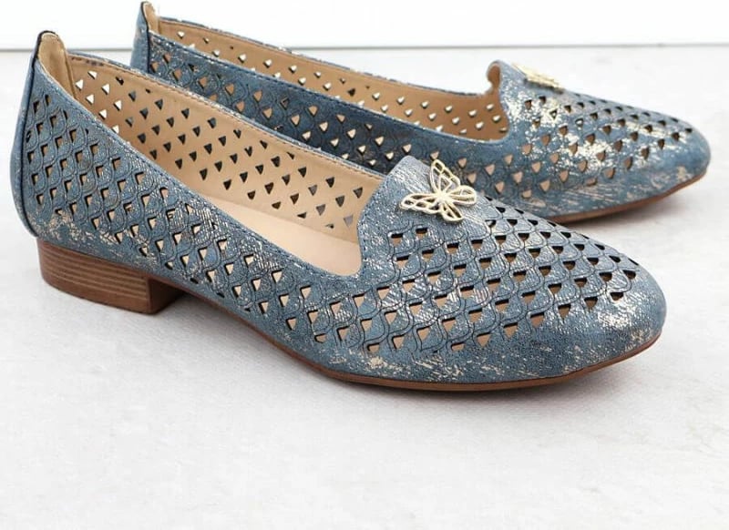 Këpucë për femra M. Daszyński SA222-3, kaltër