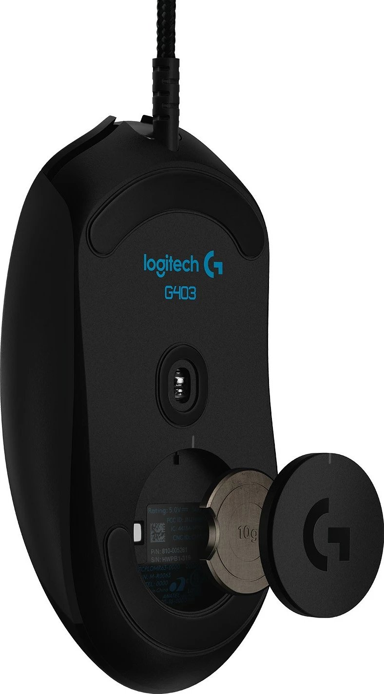Maus Logitech G G403 HERO, Djathtas, Optik, USB Type-A, 25600 DPI, 1 ms, Ngjyrë e zezë Maus Logitech G G403 HERO, Djathtas, Optik, USB Type-A, 25600 DPI, 1 ms, Ngjyrë e zezë