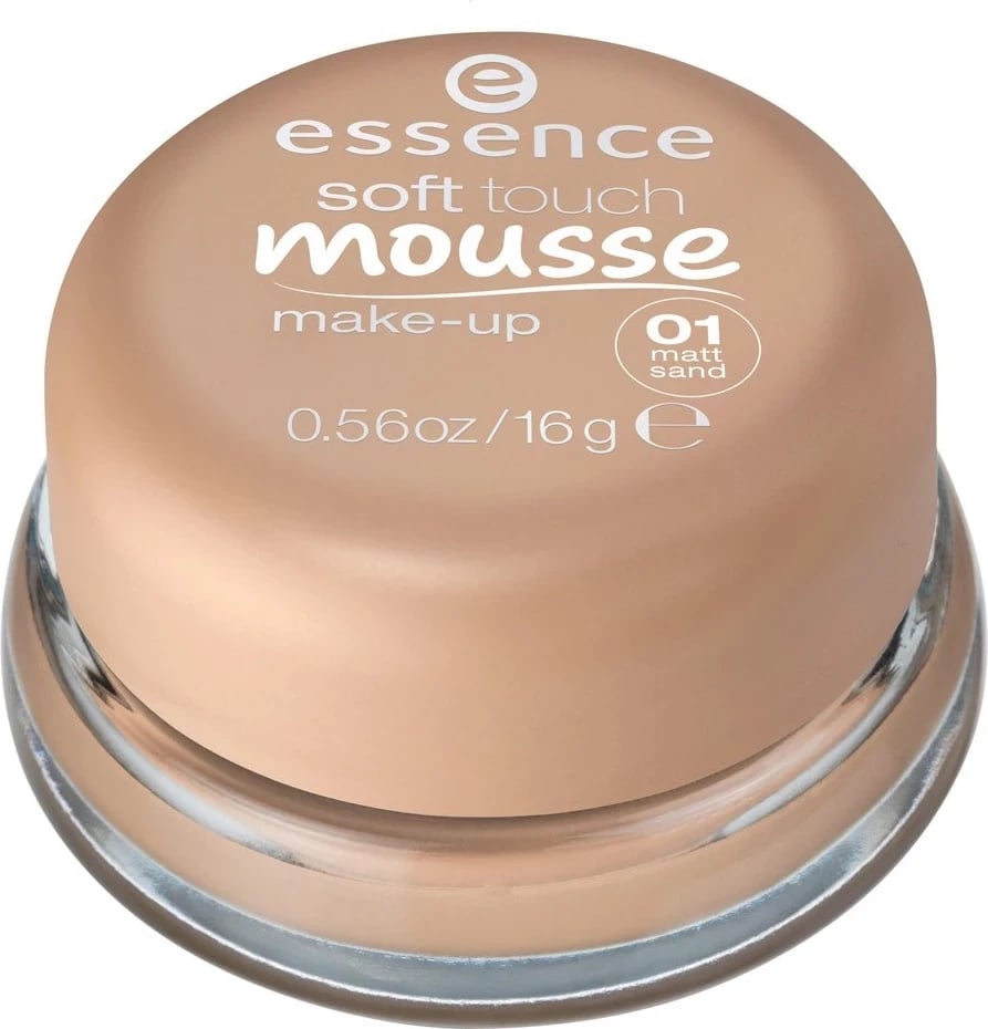 Pudër Essence, Soft Touch Mousse Matte , 01 Matt Sand , 16g
