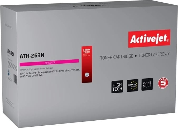 Toner zëvendësues Activejet ATH-263N për printer HP, i vjollcë