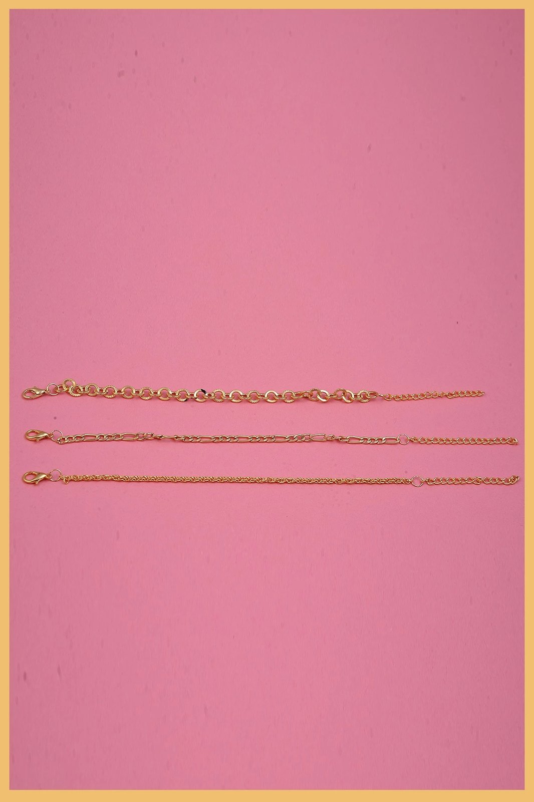 Set byzylykësh prej bronzi, ngjyrë ari, Jumeon, Blk3Hlkl