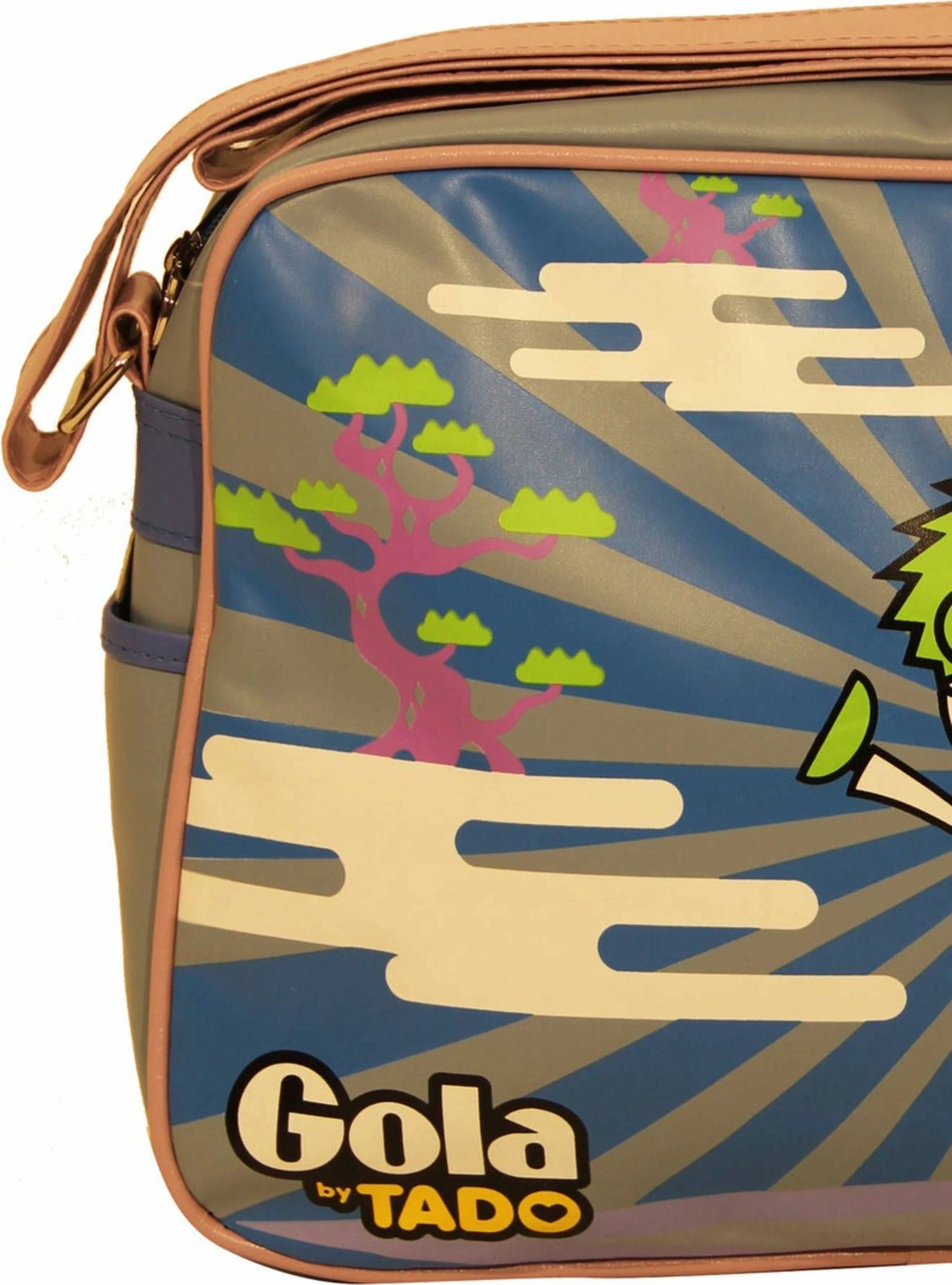Çantë krahu GOLA femra, e kaltërt e çelët