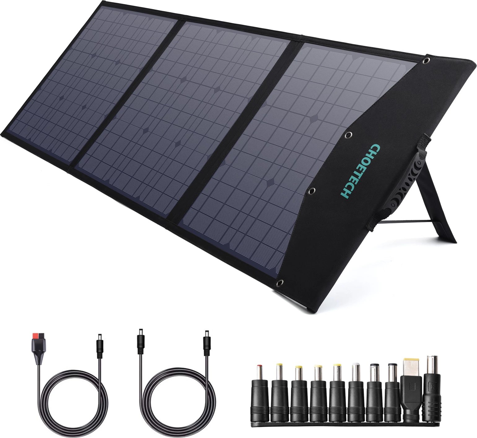 Karikues diellor portativ Choetech SC008, 120W, 4 porta, i zi