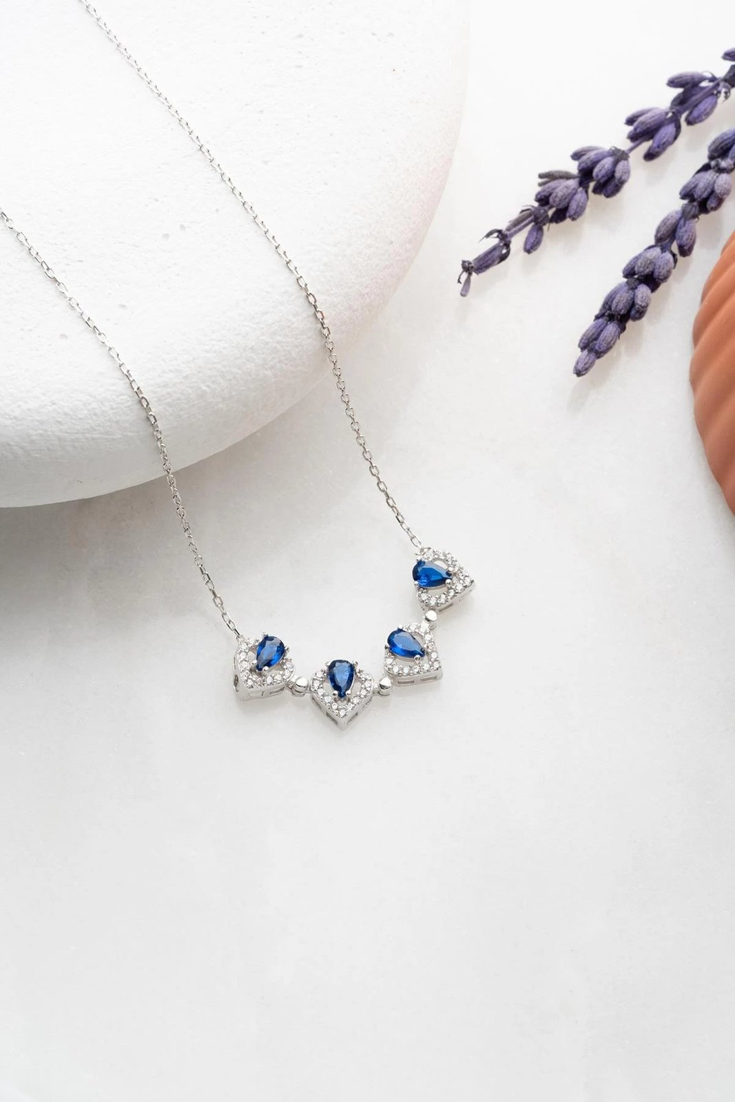 Vathë argjendi me gurë të kaltër dhe të bardhë, Jumeon, NRZ999182