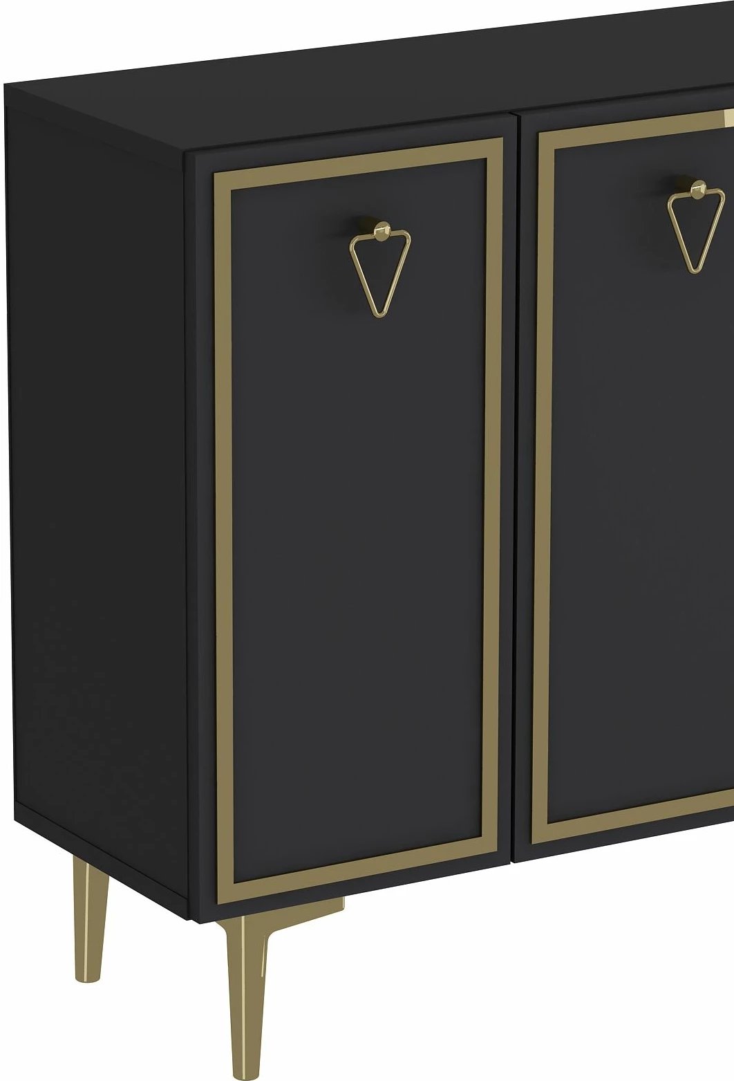 Konsol Skye Decor, anthracite, gold, 8160KM-1