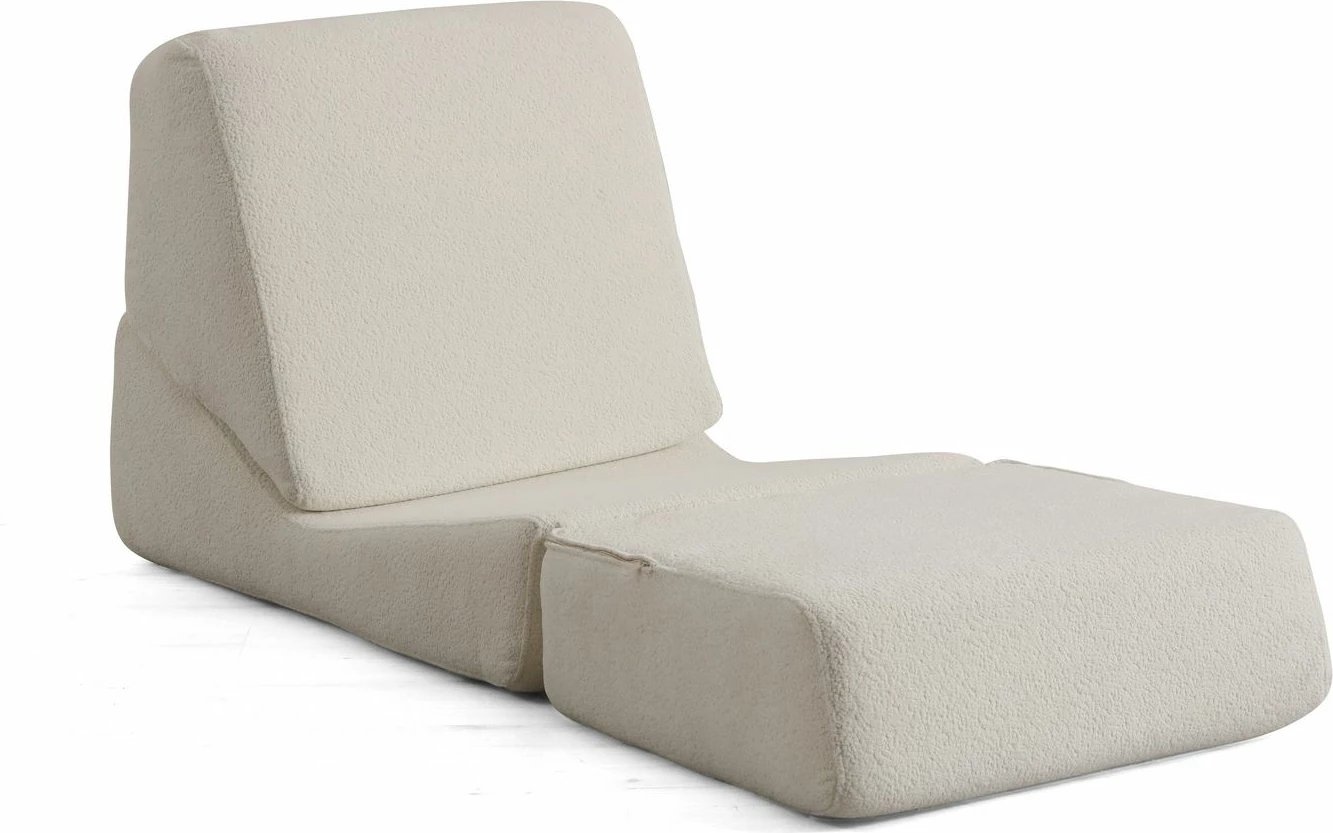 Krevat-karrige një vendësh, Atelier del Sofa, Origami Convertable, e bardhë