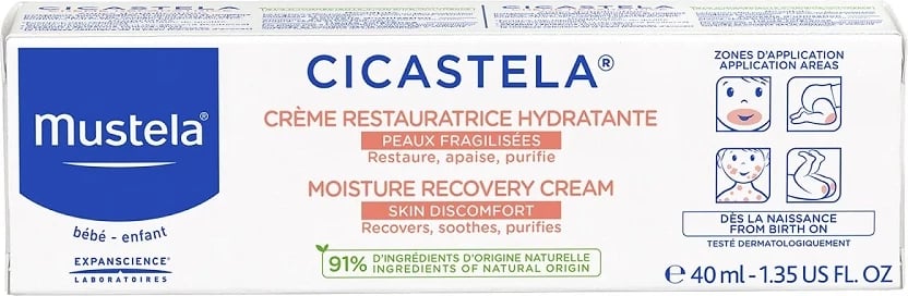 Krem rigjenerues Mustela Cicastela për fëmijë dhe foshnje 40ml