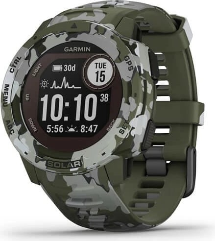 Smartwatch Garmin Instinct SOLAR Camo Edition Lichen Camo