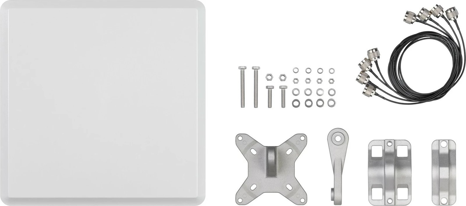 Antenë sektoriale LANCOM AirLancer ON-Q30, 10 dBi, 2.4-5.875 GHz, N-type, gri e çelët