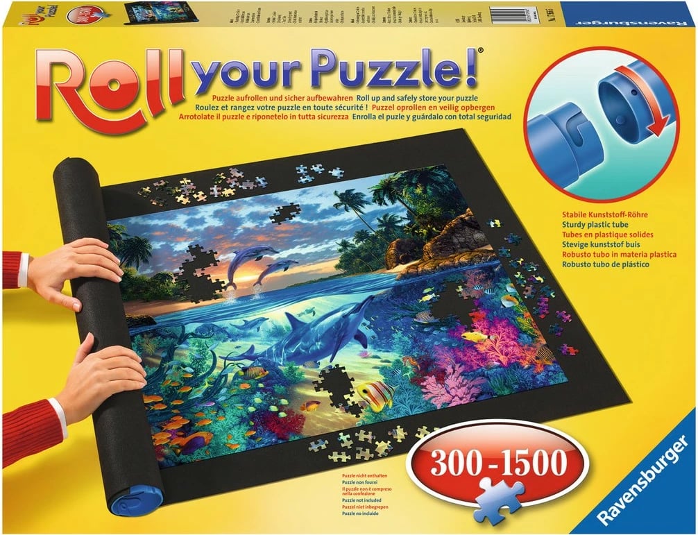 Puzzle Ravensburger 00.017.956, 300-1500 copa, për moshën 14+, zi