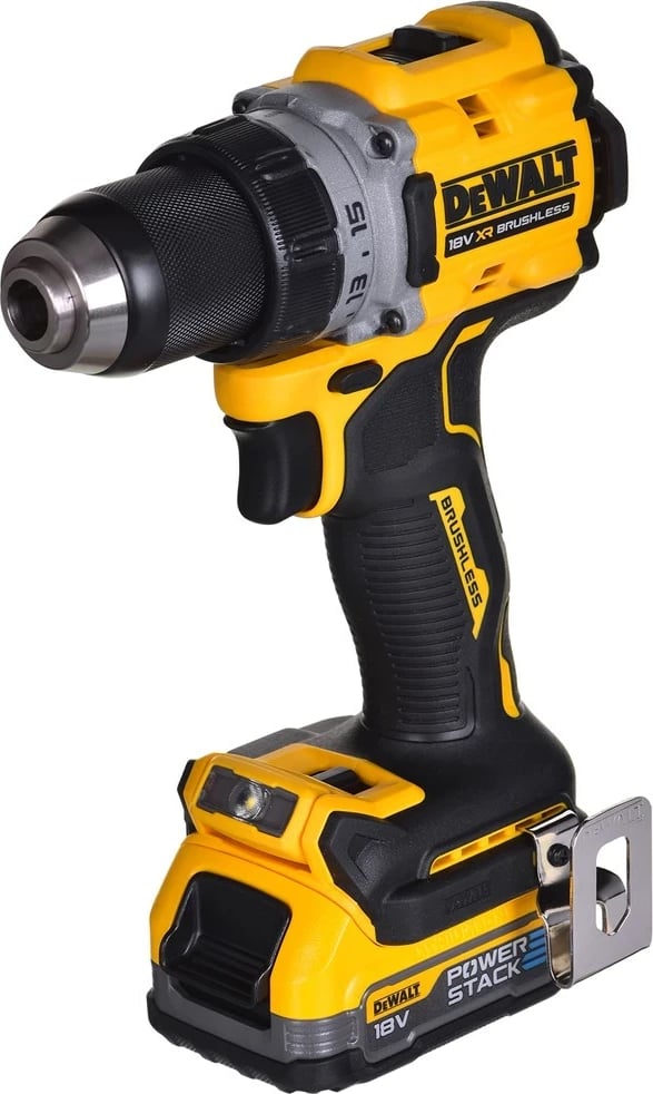 Makineri DeWalt DCD800E1T, 18V XR, 1x1.7AH, Verdhë