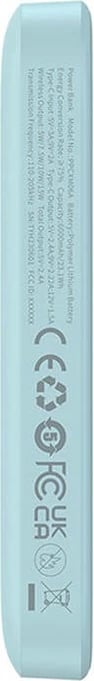 Powerbank Baseus Magnetic Mini 6000 mAh 20W, blu