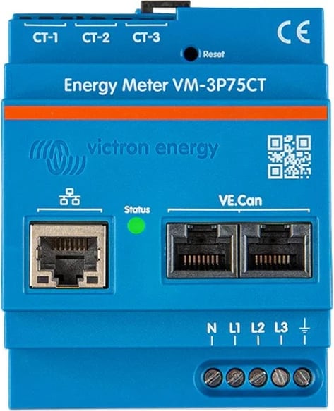 Matës energjie VM-3P75CT, trefazor, pa emër, REL200300100, kaltër