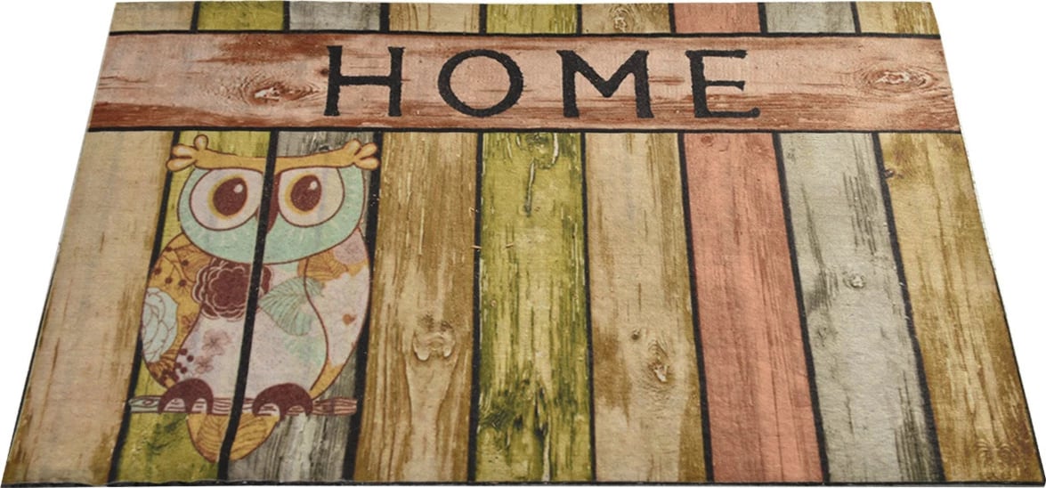 Shilte hyrëse PVC, shumëngjyrëshe, dizajn me kukuvajkë, 40x60cm