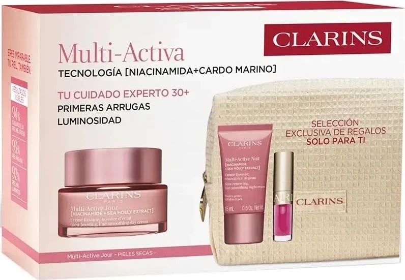 Set krem për fytyrë unisex Clarins Multi-Active, 4 pjesë