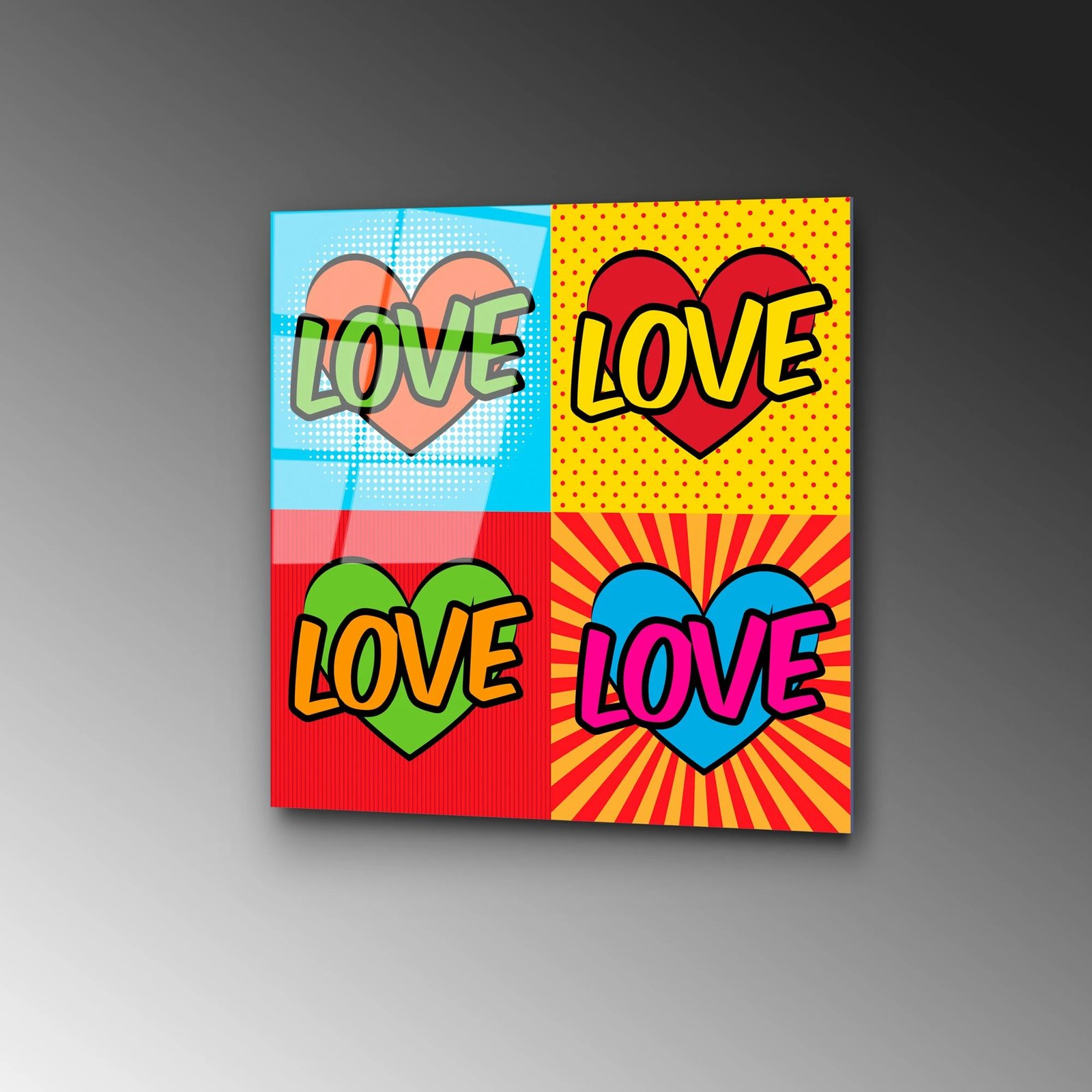 Tavolinë kafeje Skye Decor, Shb-032-A, shumëngjyrëshe